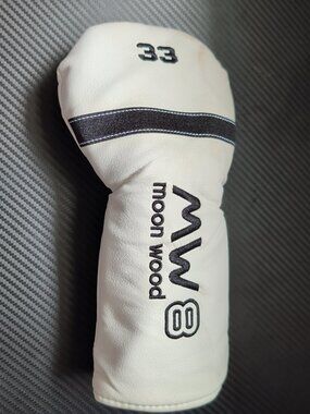 Moon Wood MW8 White/Black 33* Fairway Wood/Hybrid Elastic Keeper Cover
